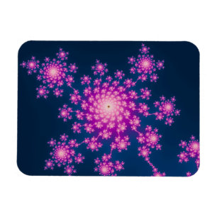 Happy New Year Fractal Magnet