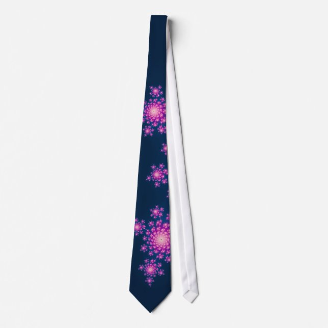 Happy New Year Fractal Tie (Front)