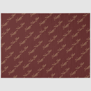 happy new year full of love tissue paper