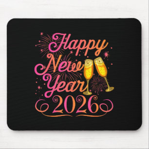 Happy New Year Funny Matching Family New Years Eve Mouse Pad