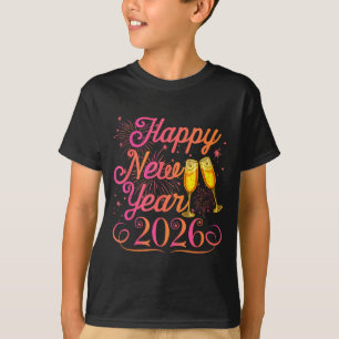 Happy New Year Funny Matching Family New Years Eve T-Shirt