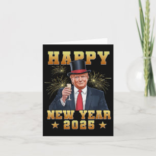 Happy New Year Funny Trump 2025 Uni-adults Trump S Card