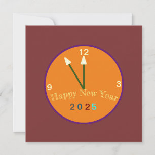 Happy New Year gift card 2025