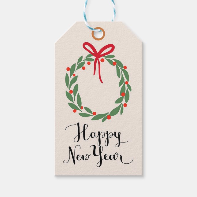 Happy New Year Gift Tags (Front)