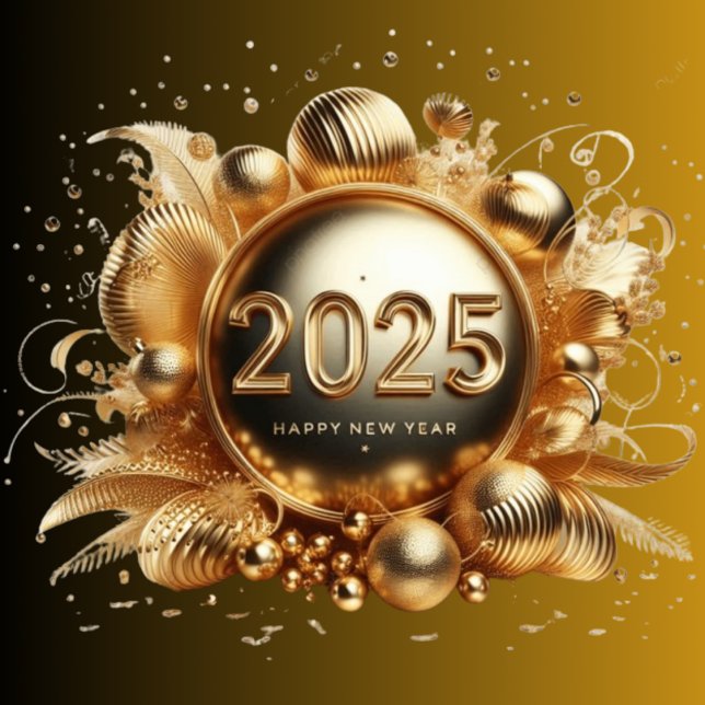 Happy new year gifts 2025 heart sticker (Creator Uploaded)