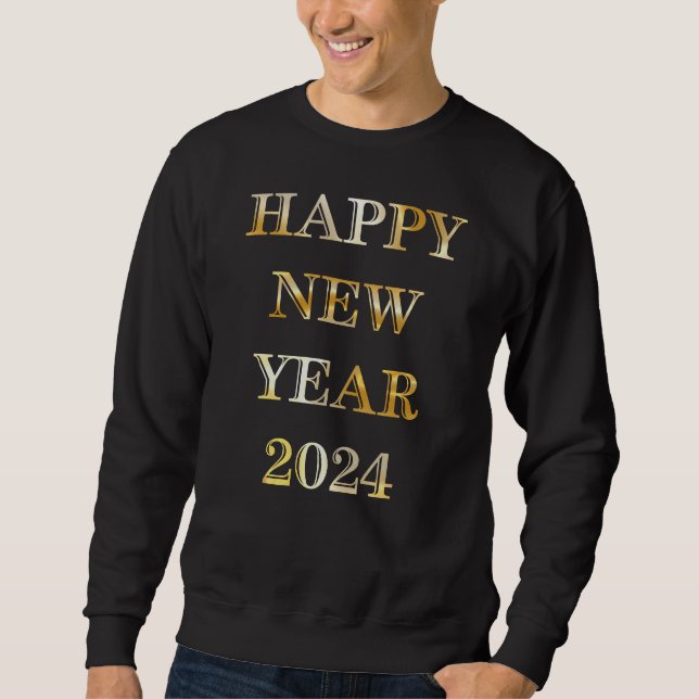 Happy New Year Gold Sweatshirt (Front)