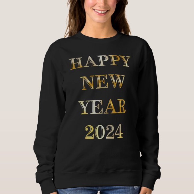 Happy New Year Gold Sweatshirt (Front)