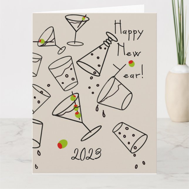 Happy New Year! Greeting Card (Front)