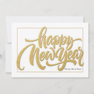 Happy New Year Greeting Card