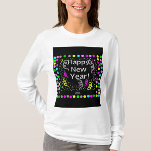 Happy New Year Greetings Women's Long Sleeve Shirt