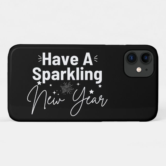 Happy New Year Have A Sparkling New Year Case-Mate iPhone Case (Back (Horizontal))