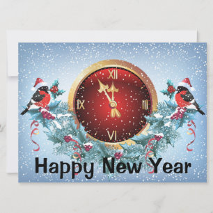Happy New Year Holiday Card