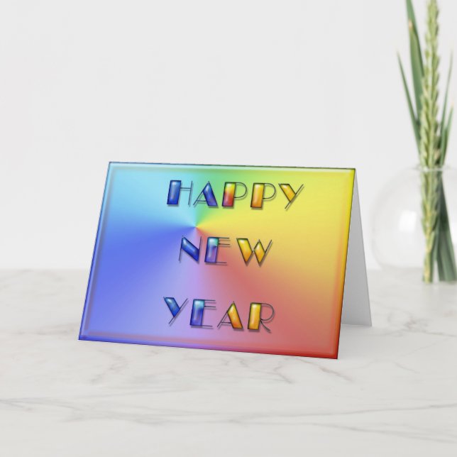 Happy New Year Holiday Card (Front)