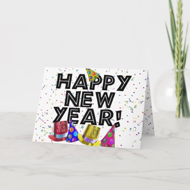 HAPPY NEW YEAR! HOLIDAY CARD (Front)