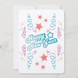 Happy new year holiday card