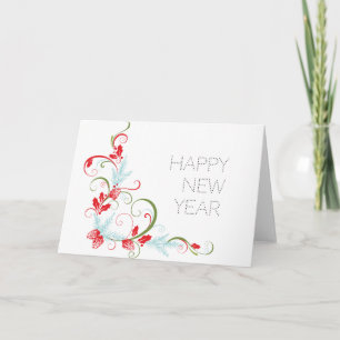 Happy New Year Holiday Card