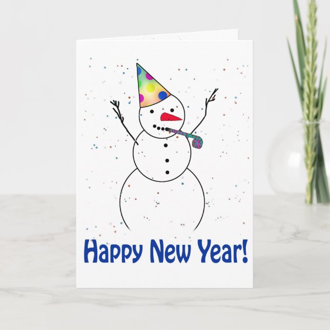 HAPPY NEW YEAR! HOLIDAY CARD (Front)