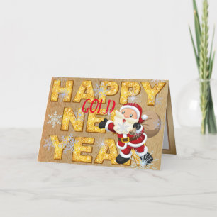 Happy New Year Holiday Card