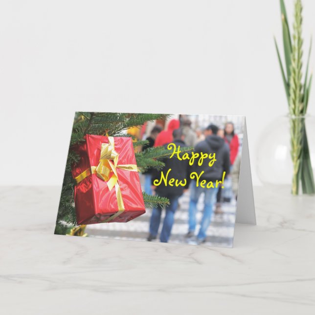 Happy New Year! Holiday Card (Front)
