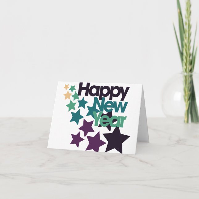 Happy New Year Holiday Card (Front)