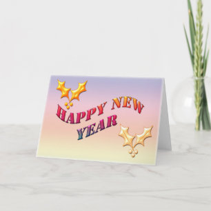HAPPY NEW YEAR HOLIDAY CARD