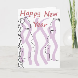 Happy New Year Holiday Card