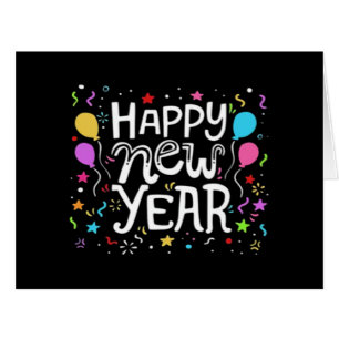 Happy New Year Holiday Fireworks Celebration Gift