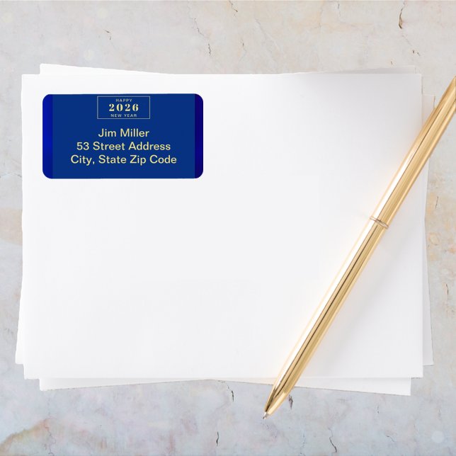 Happy New Year Holiday Label (Happy New Year Holiday Label)