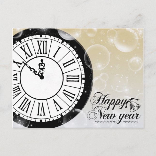 Happy New Year Holiday Postcard (Front)