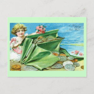 Happy New Year Holiday Postcard
