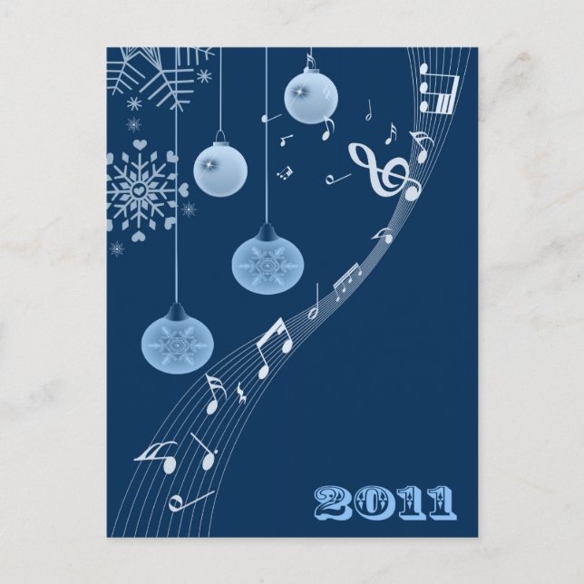 Happy New Year Holiday Postcard (Front)