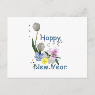 Happy New Year Holiday Postcard
