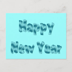 happy new year holiday postcard