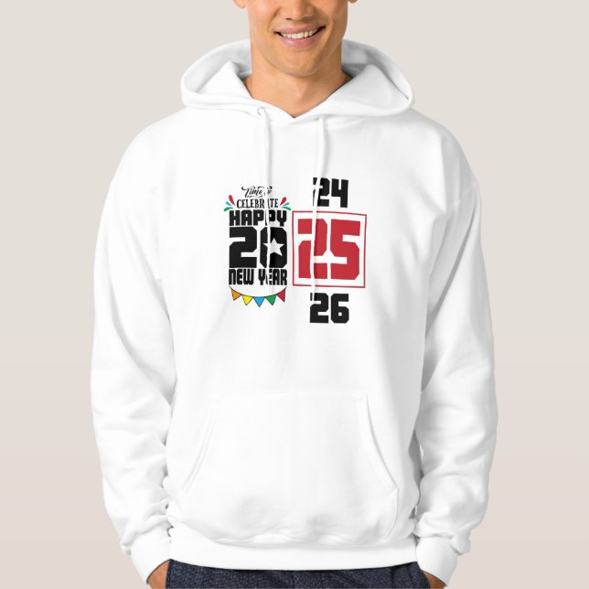 Happy New Year Hoodie (Front)