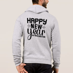 Happy New Year in Washington-54688 Hoodie