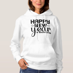 Happy New Year in Washington-54688 Hoodie
