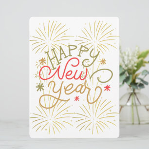 Happy new year invitation