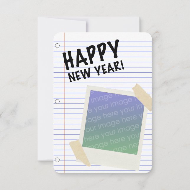 happy new year invitation (Front)