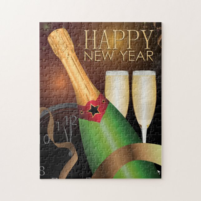 Happy New Year! Jigsaw Puzzle (Vertical)