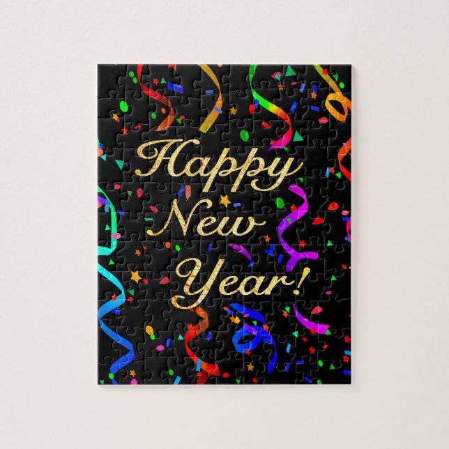 "Happy New Year!" Jigsaw Puzzle (Vertical)