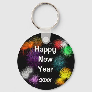 Happy New Year Key Ring
