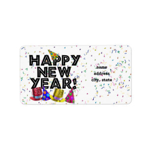 HAPPY NEW YEAR! LABEL