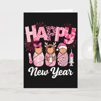 Happy New Year Labor Delivery L&amp;d Nurse Nye Pa Card