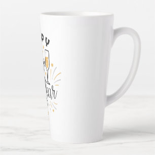 Happy New Year Latte Mug