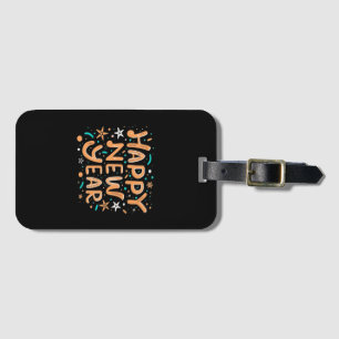 Happy New Year Luggage Tag