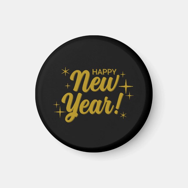 Happy New Year Magnet (Front)