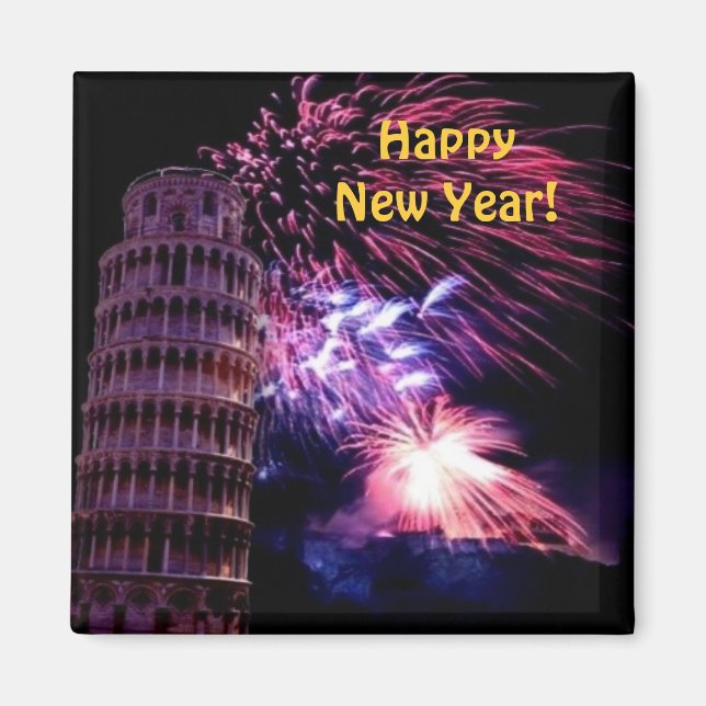 Happy New Year Magnet (Front)