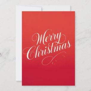 Happy New Year Merry Christmas Holiday Season Card