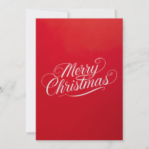 Happy New Year Merry Christmas Holiday Season Card