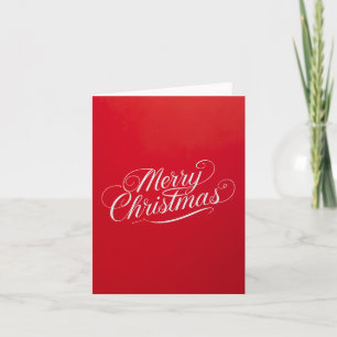 Happy New Year Merry Christmas Holiday Season Card